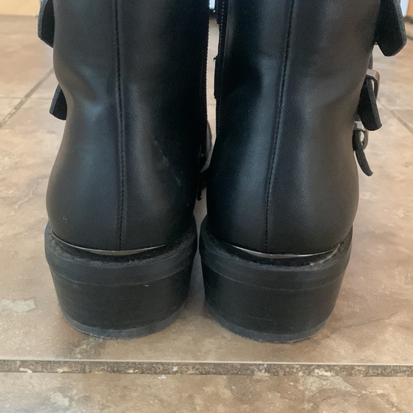 Studded look biker ankle boot - Picture 5 of 5